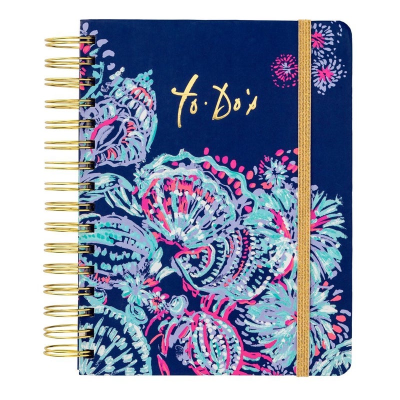 Lilly Pulitzer Womens Hardcover Undated To Do Planner 65 x 85 Gypsea Girl