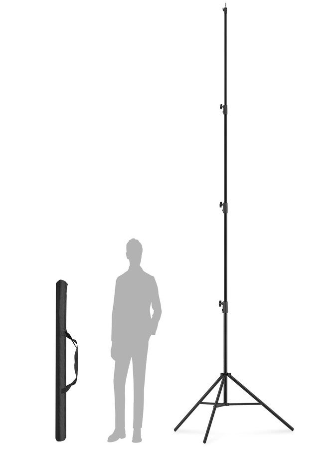 Sdfghj 13.1' Heavy Duty Light Stand Photography, Sdfghj 157.2in/4m/400cm Adjustable Metal Professional Sky High Tripod with Built-in Spring Cushion with 1/4"& 3/8" Screw Adapter Compatible with Most Cameras - Image 1