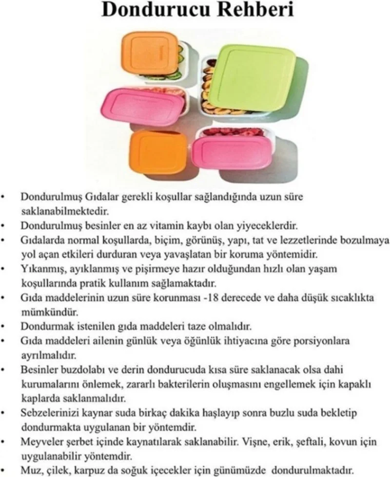 توبروير Alaska Set 2.5 Lt-1.1 Lt Freezer Storage Container