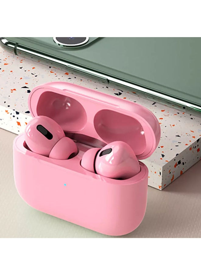 SHOPI - InPods Pro Wireless Bluetooth Earphone In Ear Earbuds Smart Touch Stereo Headphones Macaron TWS Bluetooth 5.0 Sports Gaming Headset For IOS Android Phone Huawei Xiaomi Samsung OPPO Vivo - PINK - Image 1