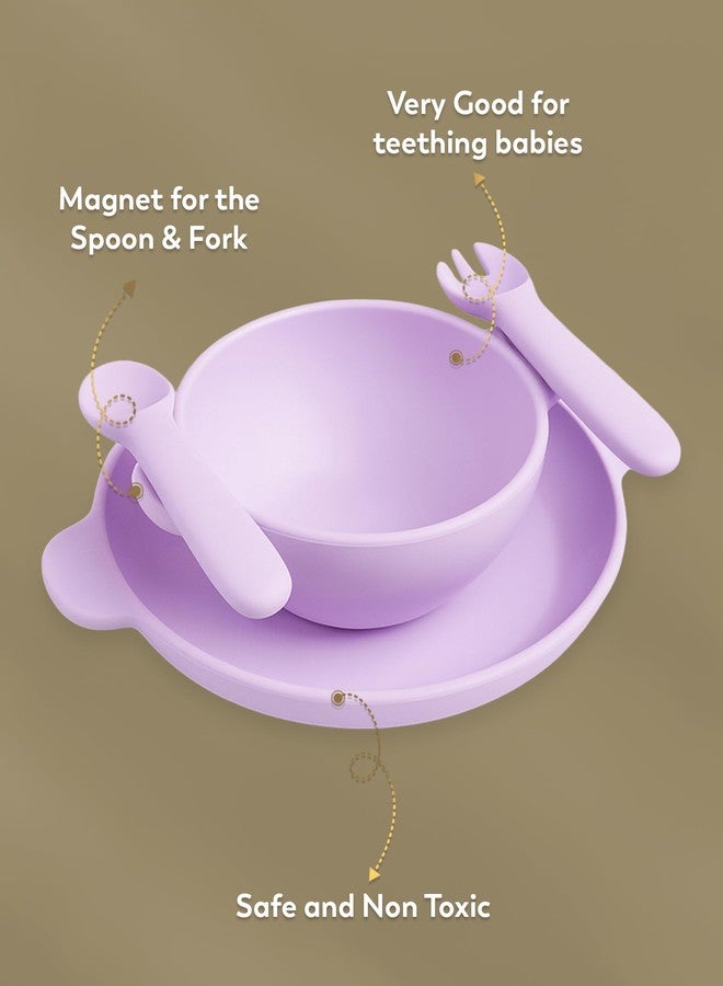 Mi Arcus Unbreakable Silicon & Magnet Dinner Set - Image 3