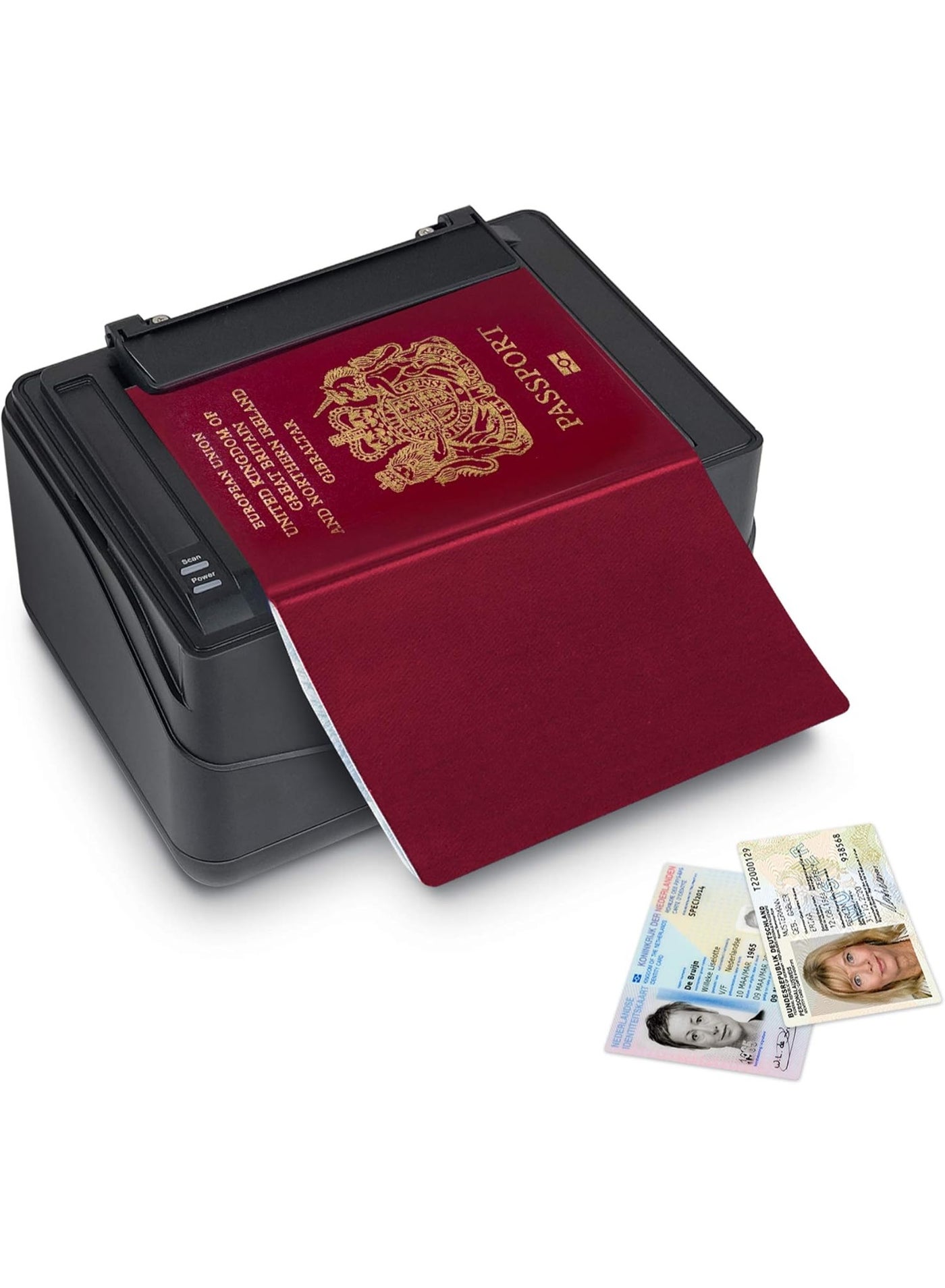 Plustek X Mini Passport Scanner, Compatible with ICAO Doc 9303 Standard with Fast Recognition Speed Scanner Reader