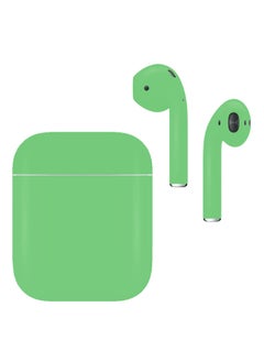 CAVIAR Customized Airpods 2nd Generation Automotive Grade Scratch Resistant Mint Green Matte  - Image 1