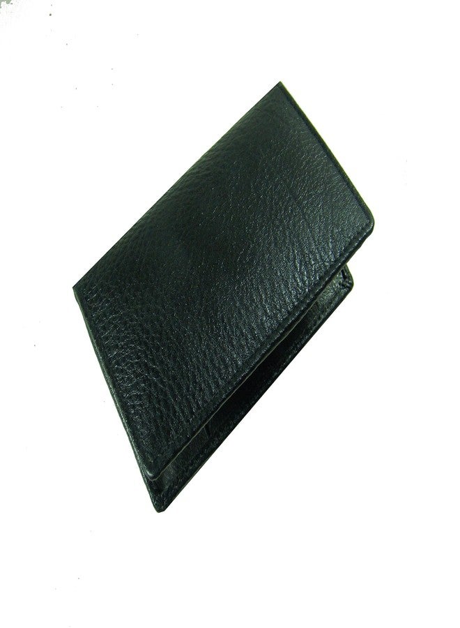 essart Genuine Leather Card Holder with Sim Card or Memory Card Slot - Black - Image 3