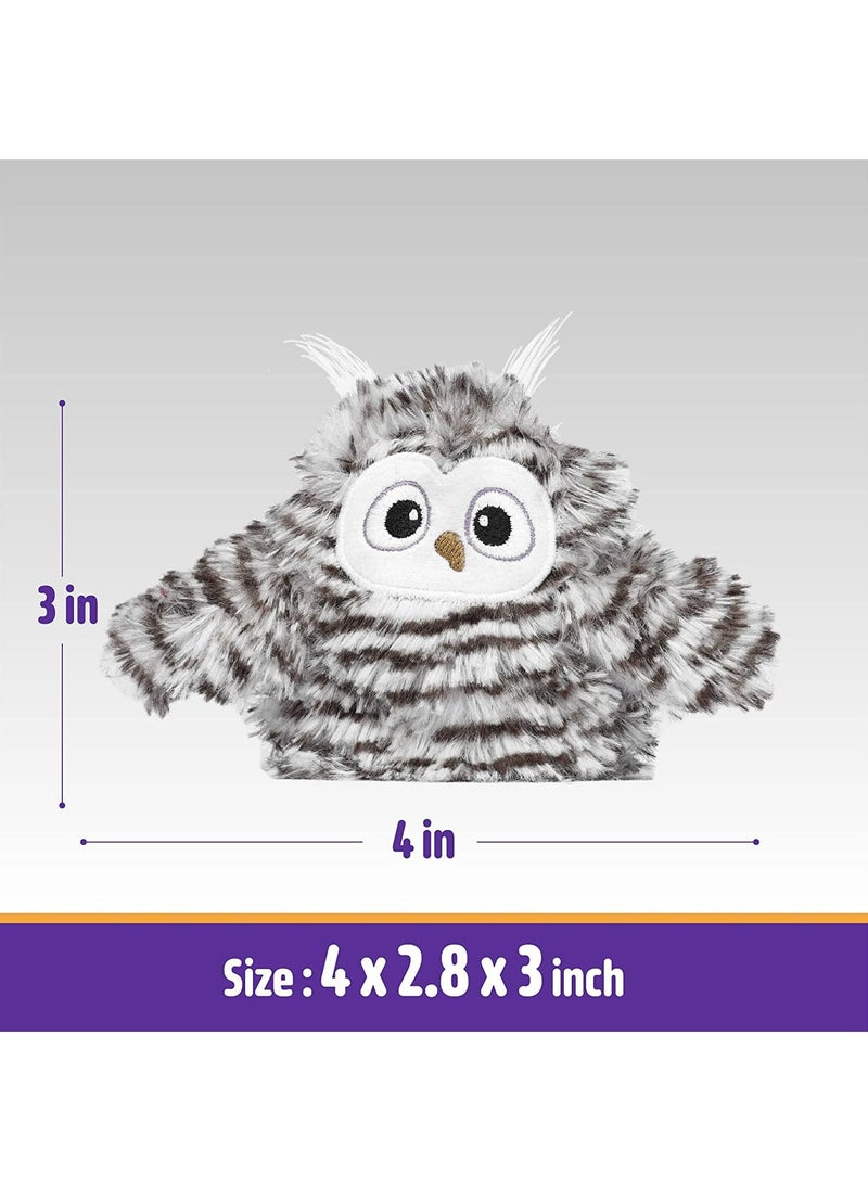 Arabest - Interactive Cat Toy Rechargeable Automatic Chirping Owl Cat Toy with Catnip, Auto Beating Wings Flying Bird Cat Toys for Indoor Cats to Play Alone, Never Boredom - Image 1