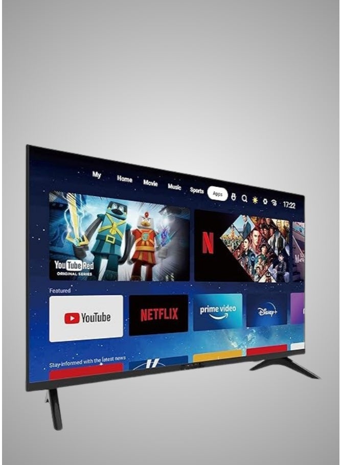 H2O تلفاز ذكي LED 50 بوصة H20 (H2LED5032S) – دقة كاملة HD، واي فاي، تطبيقات بث مدمجة، منافذ HDMI و USB - Image 1