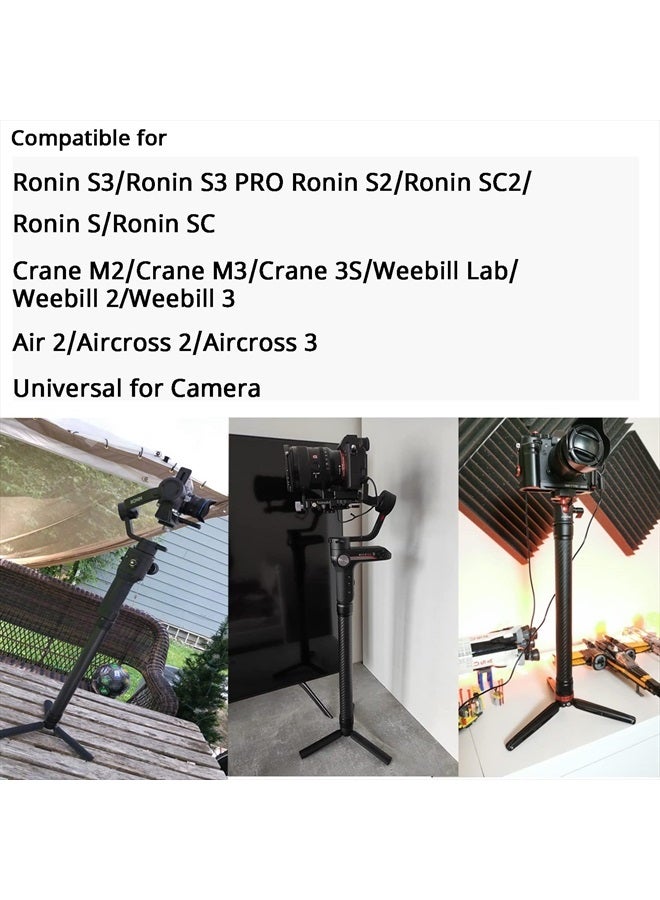 HAFOKO Professional Carbon Fiber Extension Monopod Pole Stick Rod 1/4'' Compatible for DJI RS3 Mini/RS3/RS3 PRO/RS2/RSC 2/Ronin S/Ronin SC/Zhiyun Crane 2 Crane M2 Crane 3 Weebill Gimbal Stabilizer - Image 3