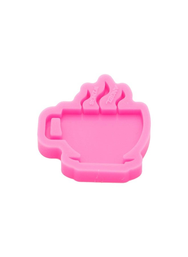 Angel Wings Super Glossy Coffee Cup Shape Resin Mold Keychain Silicone Molds Epoxy Resin Casting Mold Polymer Clay Mold Silicone Mould DIY Necklace Jewelry Making Craft - Image 2