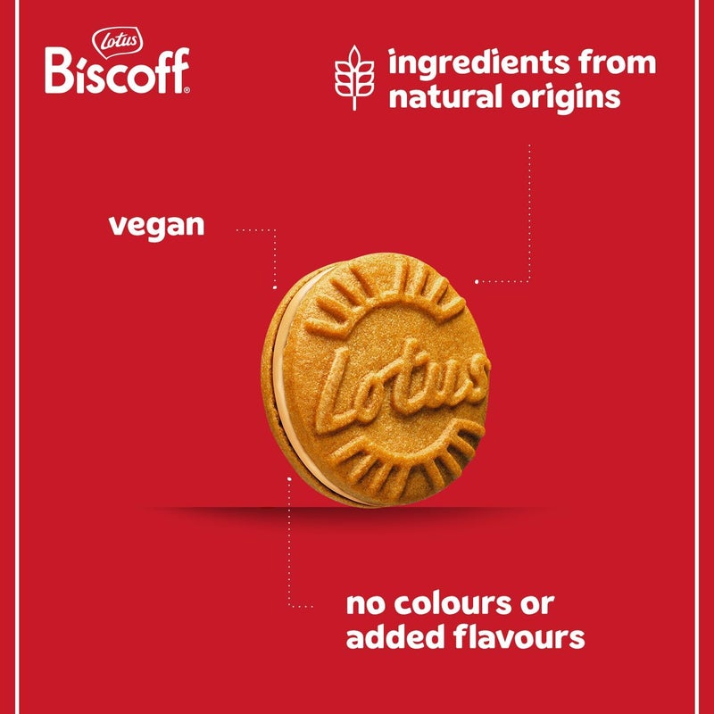 Lotus Biscoff Sandwich Cookies with Biscoff Cream, Pack of 16 (50g each) - Image 5