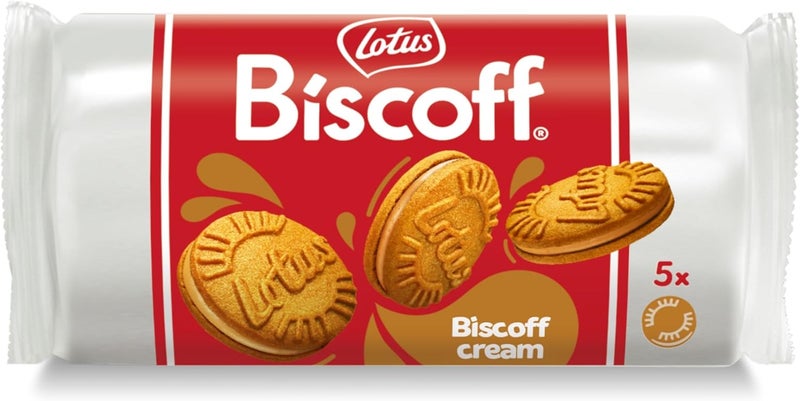 Lotus Biscoff Sandwich Cookies with Biscoff Cream, Pack of 16 (50g each) - Image 3