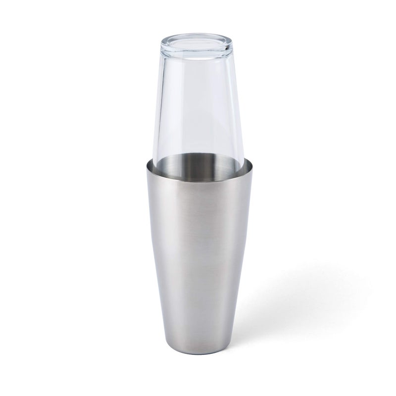 Houdini Boston Cocktail Shaker 24 Ounce Stainless SteelGlass