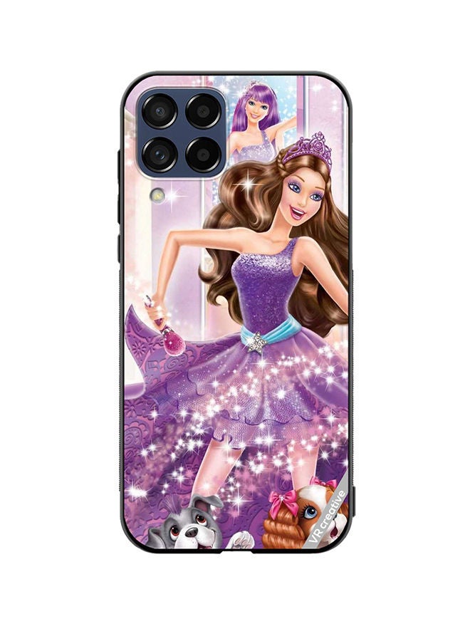 VR CREATIVE Protective Case Cover For Samsung Galaxy M33 Princess Barbie Design Multicolour - Image 1