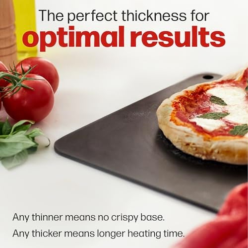 Hans Grill Pizza Steel PRO by Hans Grill | XL 1/4" Thick Square Conductive Metal Baking Steel for Oven and BBQ Cooking Pizzas | Bake and Grill Bread and Calzone with our Cast Iron Pizza Stone - Image 3