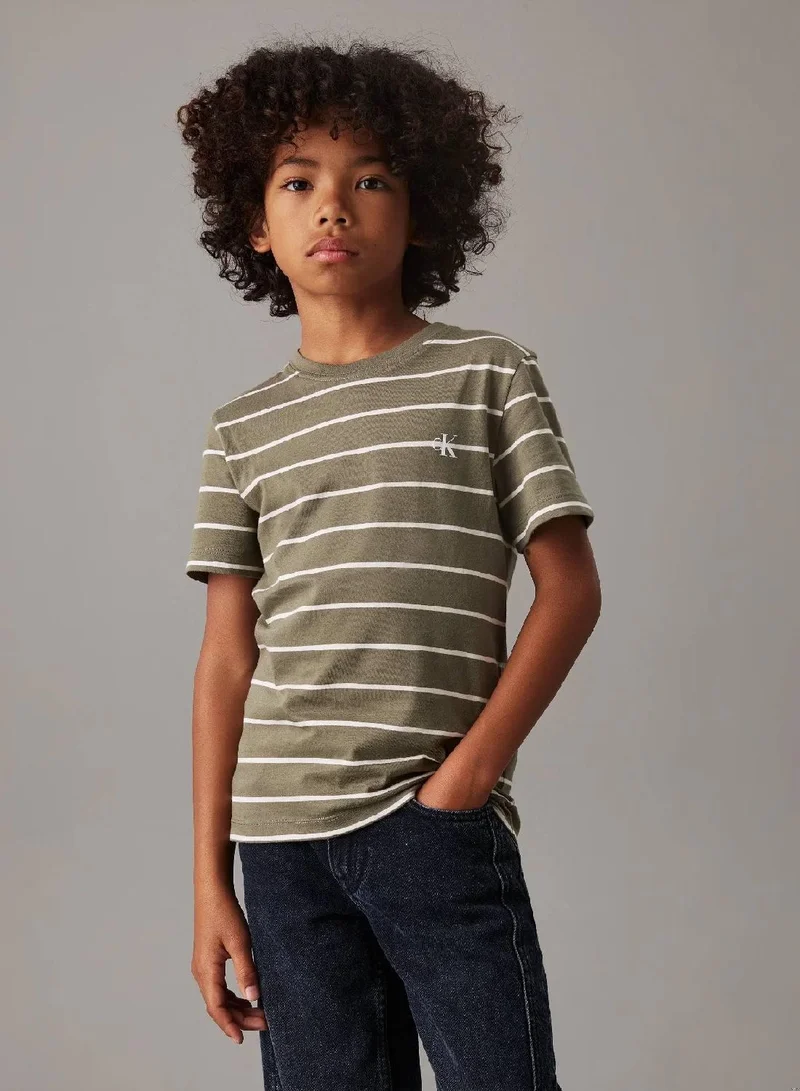 كالفن كلاين جينز طقم تيشرت من قطعتين