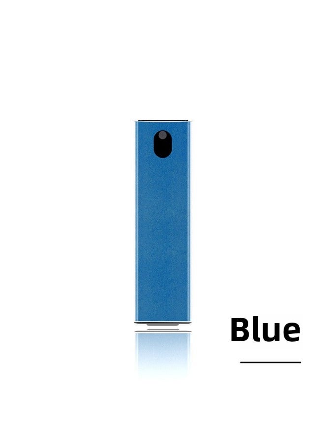 Generic - Direct Portable Mobile Phone Screen Cleaner Spray Wipe Integrated Laptop Display Cleaner-Color:Blue-transparent PC Shell Color Box - Image 1