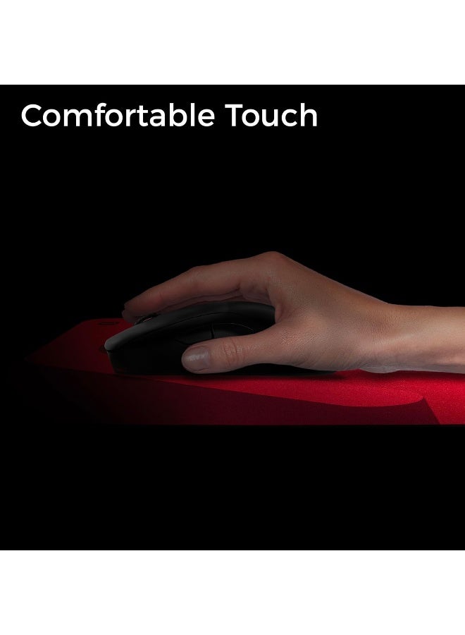 BenQ ZOWIE G-SR-SE Red Rouge II Large Esports Gaming Mouse Pad, Moisture Resistant Cloth, Smooth and Controlled Glide, High Density Rubber Pad with Medium Softness, Anti-Slip base red - Image 2