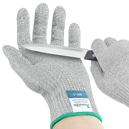 Dowellife Cut Resistant Gloves A9 Maximum Protection - Food Grade Kitchen & Chef Gloves for Food Prep, Knife Cutting, Mandoline Slicing, Butcher, Oyster Shucking, Fish Handling (Medium) - Image 1
