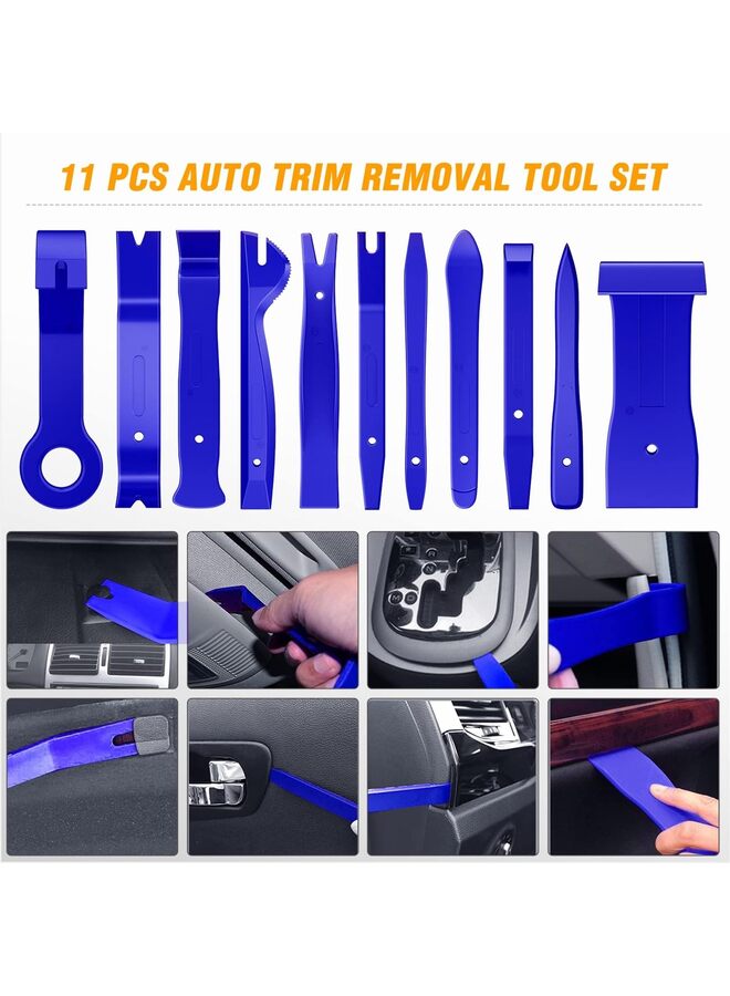 ٢٣٨ قطعة من أدوات إزالة الحواف، مجموعة مشابك تثبيت المصد التلقائي، أداة إزالة أطراف التثبيت، مشابك كابلات لاصقة، طقم فك، إزالة راديو لوحة السيارة، كماشة مشابك تلقائية (المقاس: ٢٣٨ قطعة) - Image 5