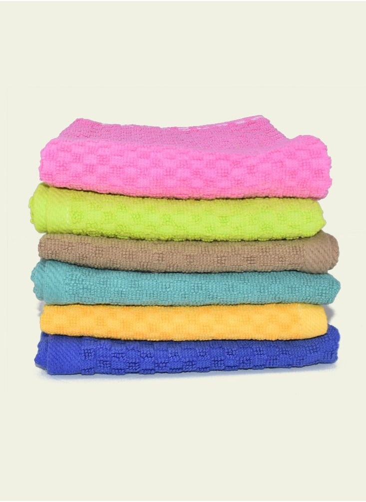 6-Piece Microfibre Cleaning Cloth Set Multicolour 30x30cm - pzsku/Z1FCB28FF149862F4A7DDZ/45/_/1654613015/5bb73404-f7a2-4580-91ed-3ffc3f2b370d