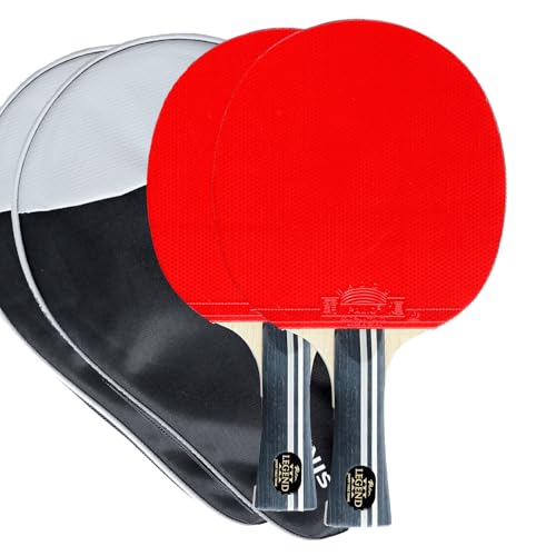 Expert Table Tennis Palio Legend 3.0 Table Tennis Racket & Case | ITTF-Approved Advanced Ping Pong Paddle | Maximum Power, Speed & Spin (Set of 2 Rackets) - Image 1