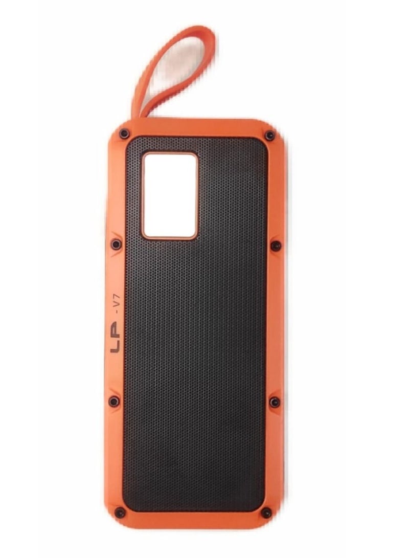 LP V7 card speaker wireless portable radio stereo car subwoofer - Image 1