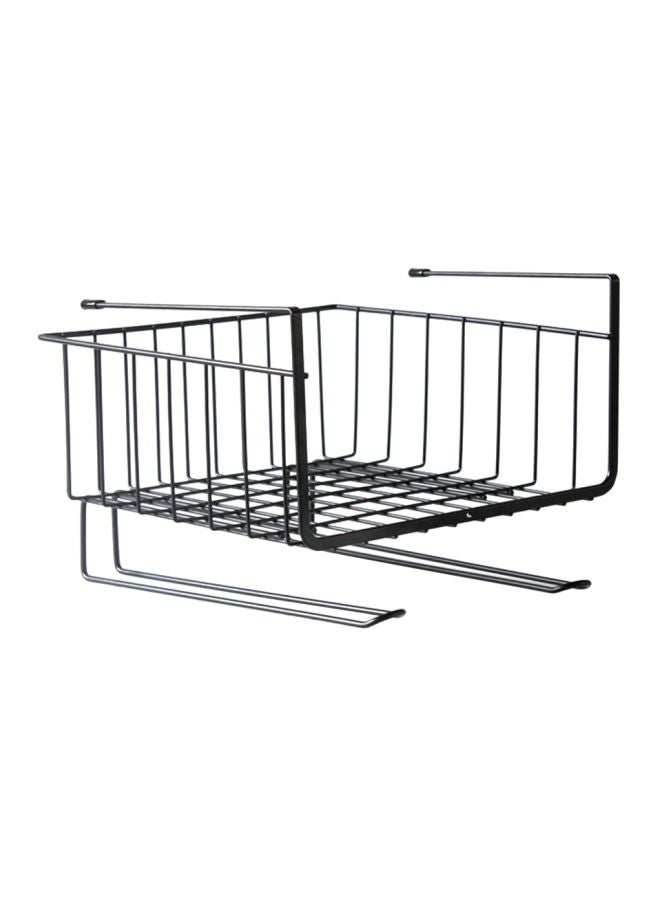 Multi-Functional Storage Shelf Black 26x18.5x19.5cm - Image 1