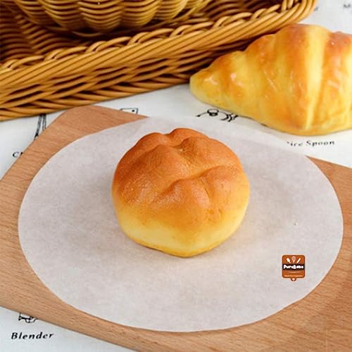 PureBake Premium Butter Paper Sheet/Parchment Paper (Round Shape Of 8 Inch - Pack Of 100 Pcs) The Baking Paper Can Be Used For Cake, Rolls Suitable For Microwave Oven, Otg, Airfryer, Medium - Image 5