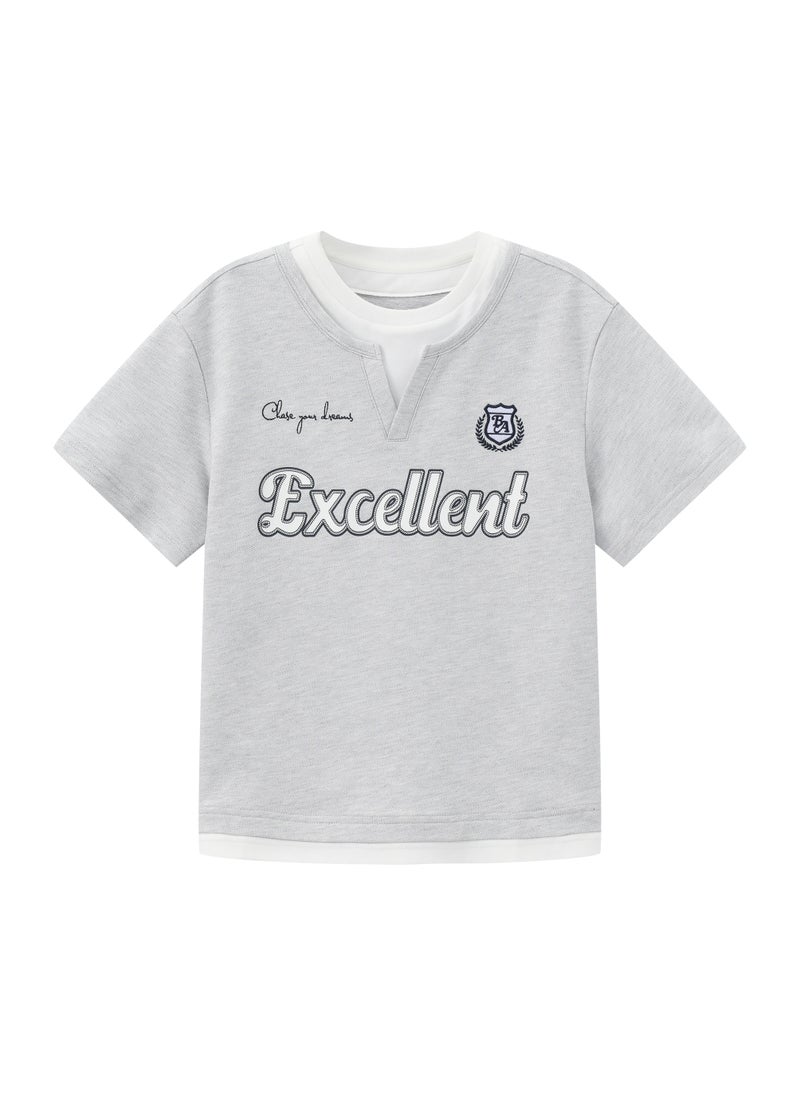 Balabala Kids Boys Round neck short-sleeved T-shirt - Image 5