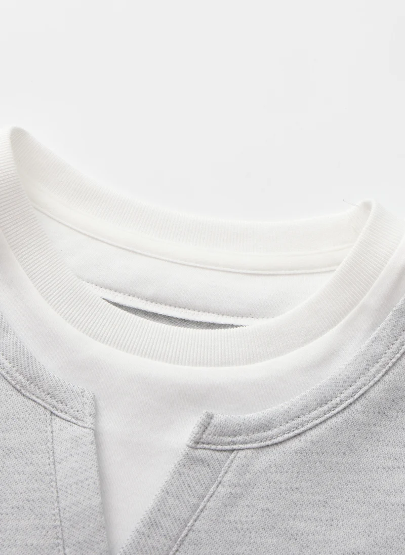 بالابالا Kids Boys Round neck short-sleeved T-shirt