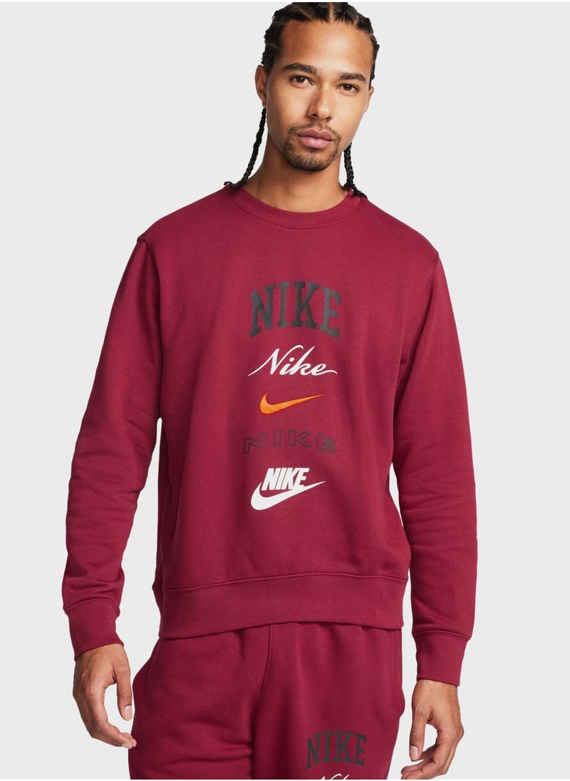 Nike - Club Basketball Crew Stack Gx Sweatshirt - Image 1