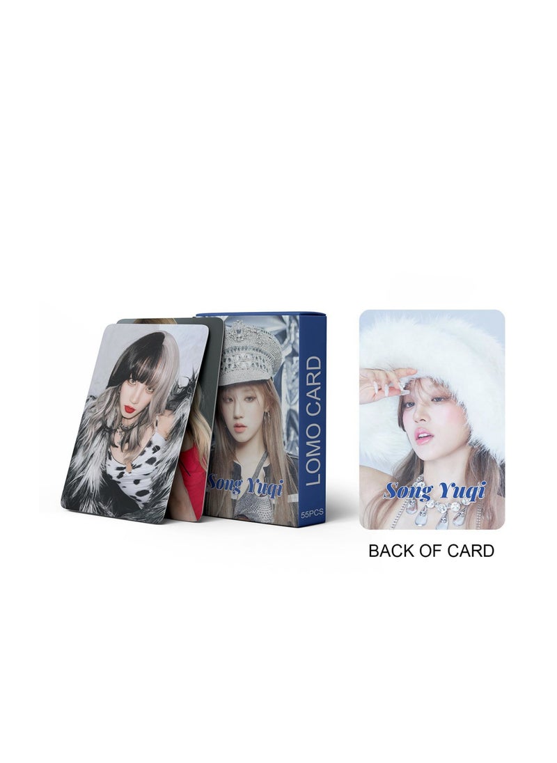 EHOME - 55Pcs GIDLE Member Song Yuqi Solo Lomo Card - Image 1