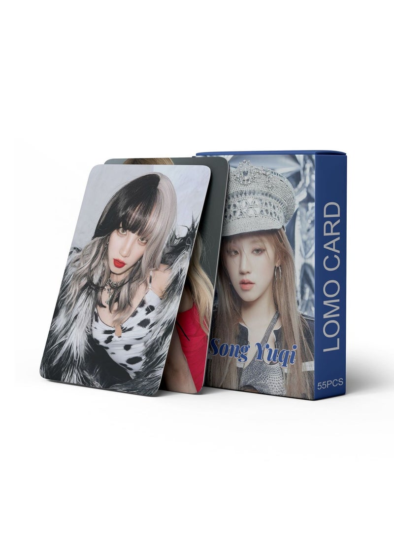 EHOME - 55Pcs GIDLE Member Song Yuqi Solo Lomo Card - Image 1
