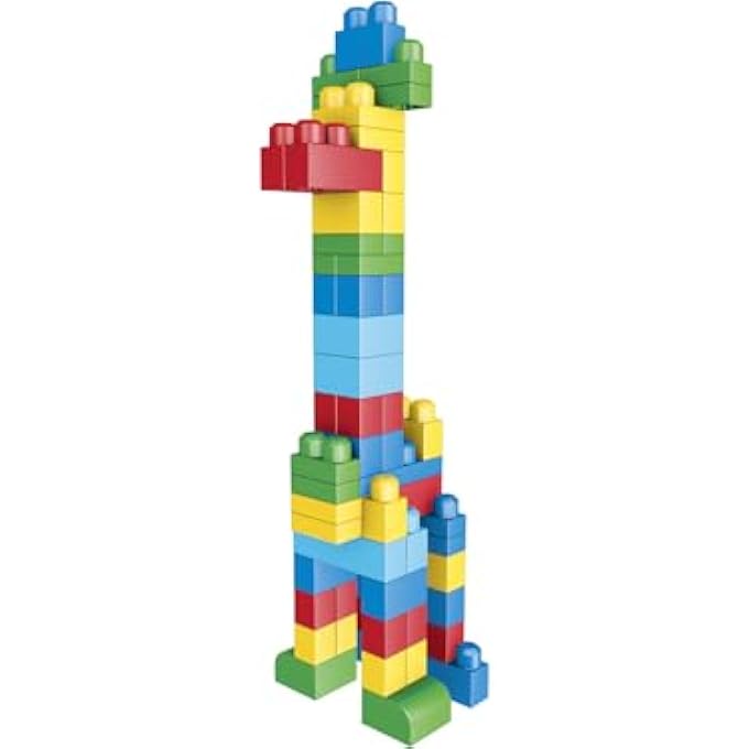 Mega Bloks BIG BUILDING BAG BUILDING SET WITH 60 BIG AND COLOURFUL BUILDING BLOCKS, AND 1 STORAGE BAG, TOY GIFT SET FOR AGES 1 AND UP - Image 3