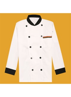 NIBEMINENT Summer Short Sleeve Chef Jacket Catering Chef Workwear Barista Baker Cook Coat Uniform Waiter Restaurant Hotel Clothes  - Image 1