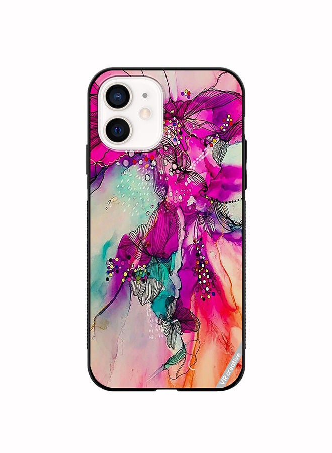 VR CREATIVE Protective Case Cover For Apple iPhone 12 mini Aesthetics Painting Design Design Multicolour - Image 1