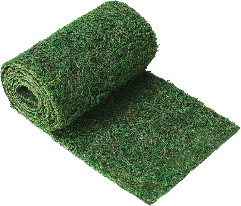 BYHER Roll of Green Moss for Fairy Gardens Wedding Other Arts and Crafts (15.3x130cm (6" W x 51" L)) - Image 2