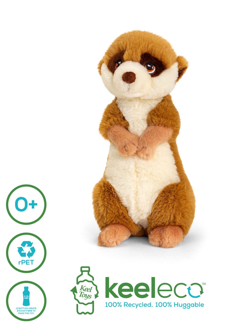 Keel Toys Keeleco Meerkat 22cm | Soft Toy | Plush Toy | Gift for Kids and Adults - Image 2
