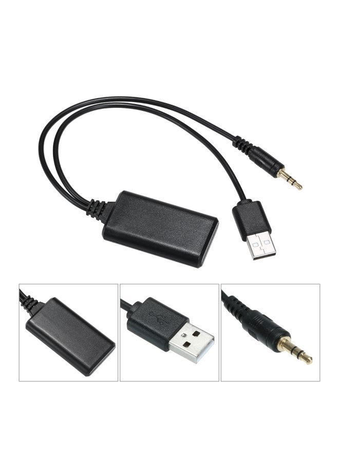 NIBEMINENT USB To Aux Audio Cable Adapter For BMW VW Peugeot  - Image 3