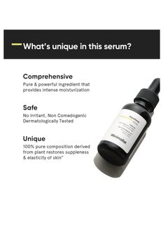 MINIMALIST Minimalist Squalane 100% (Plant Derived) Face Oil for Moisturization | Improves Skin Hydration & Reduces Fine Lines | Restores Suppleness, Firmness & Elasticity of Skin | 1 Fl Oz / 30 ml  - Image 2