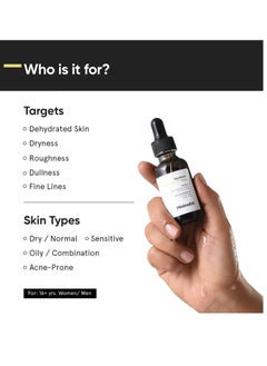 MINIMALIST Minimalist Squalane 100% (Plant Derived) Face Oil for Moisturization | Improves Skin Hydration & Reduces Fine Lines | Restores Suppleness, Firmness & Elasticity of Skin | 1 Fl Oz / 30 ml  - Image 3