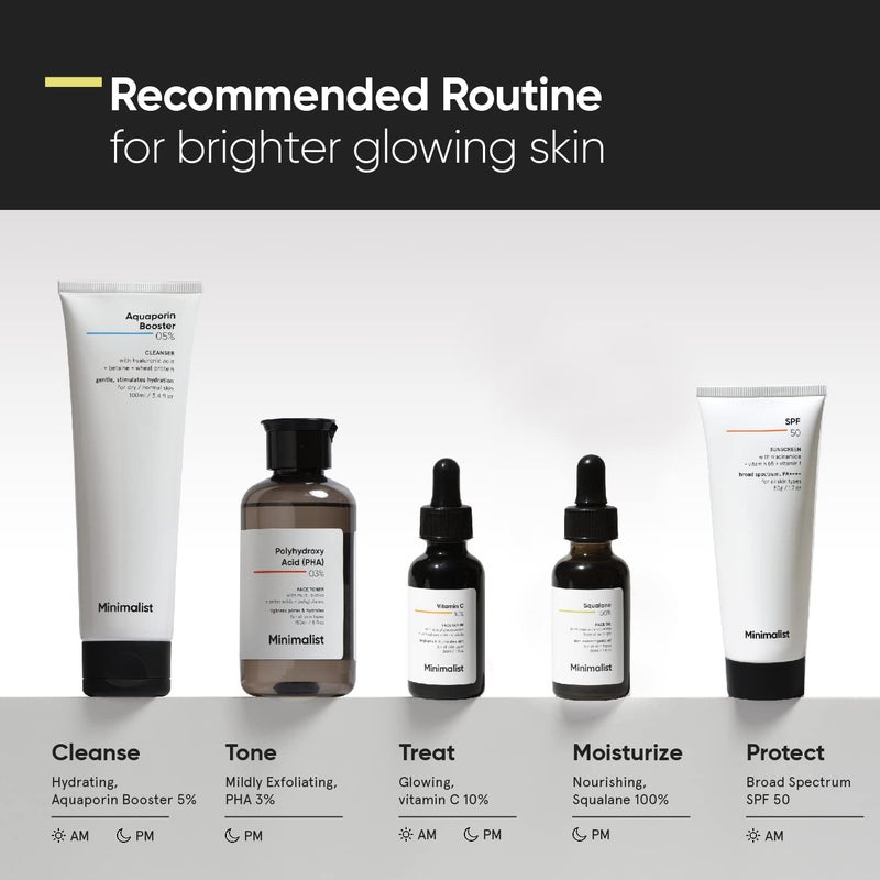 Minimalist Squalane 100% (Plant Derived) Face Oil for Moisturization | Improves Skin Hydration & Reduces Fine Lines | Restores Suppleness, Firmness & Elasticity of Skin | 1 Fl Oz / 30 ml - Image 4