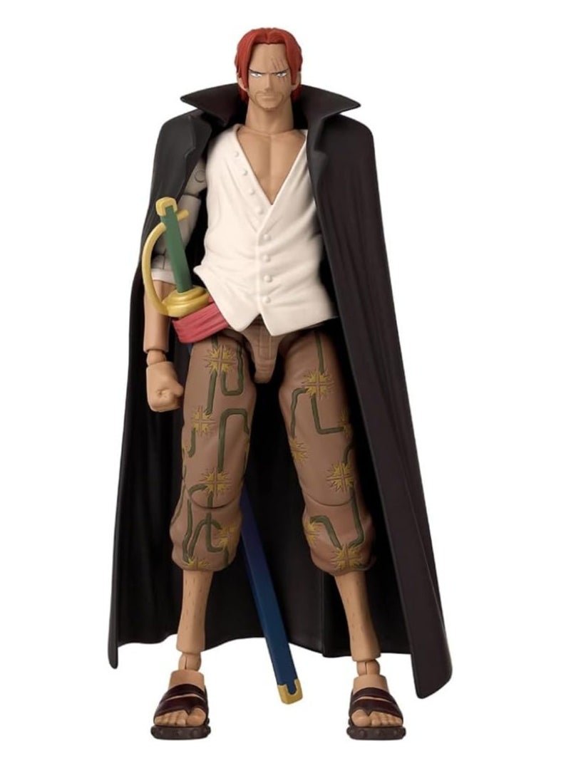 Bandai Anime Heroes One Piece "Red-Haired" Shanks 6.5-Inches | Collectible Action Figure | Interchangeable Hands | Perfect Gift for Collectors, Manga & Anime Lovers!  - Image 3