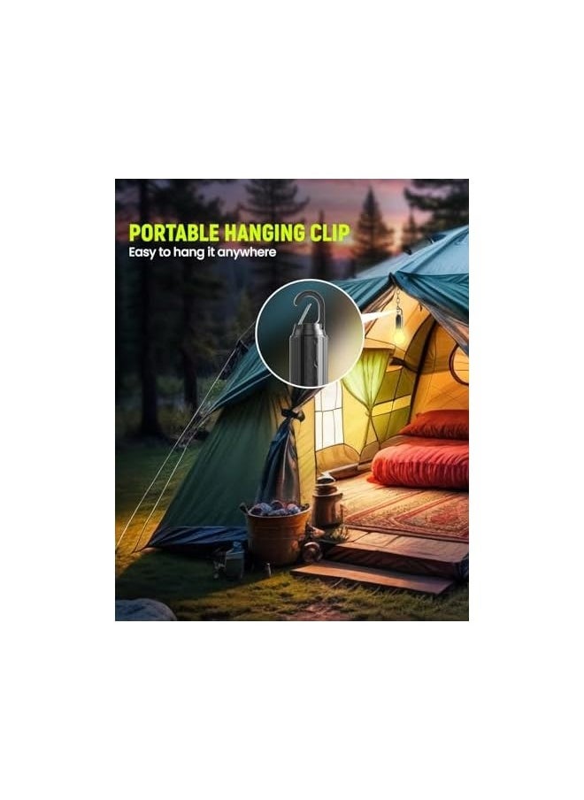 erorex Camping Lights Rechargeable Camping Lights for Tents, 3 Lighting Modes Camping Lights Lanterns Portable Tent Lights for Camping, Hiking, Fishing, Emergency, Household, Car Repairing, 4PCS  - Image 5