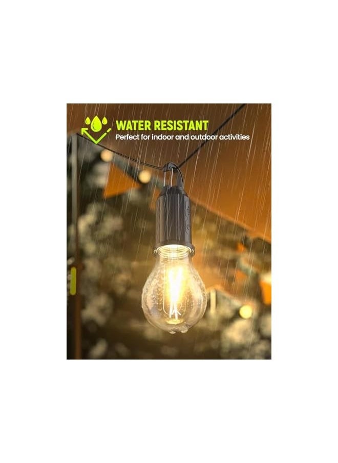 erorex Camping Lights Rechargeable Camping Lights for Tents, 3 Lighting Modes Camping Lights Lanterns Portable Tent Lights for Camping, Hiking, Fishing, Emergency, Household, Car Repairing, 4PCS  - Image 4