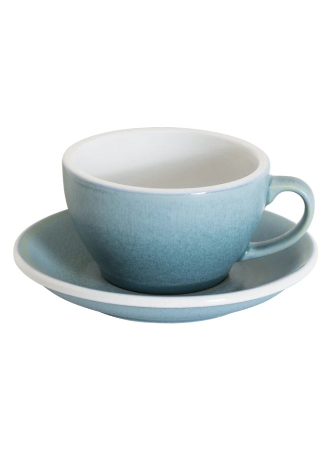 Loveramics Egg 250ml Porcelain Cappuccino Cup And Saucer Glacier