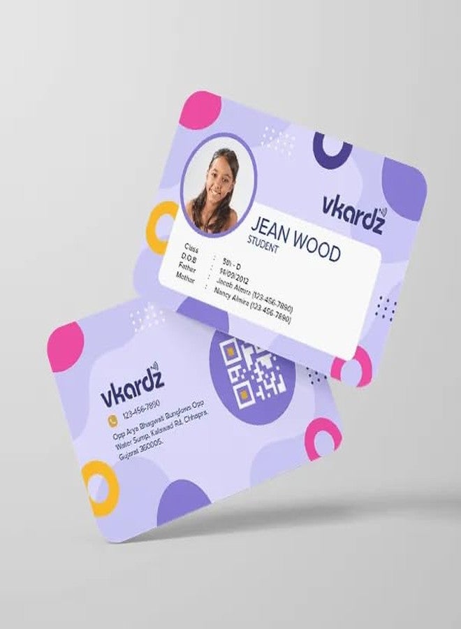 vKardz - Professional NFC Card & Smart Contactless Digital Business Card (Student:01) - Image 1