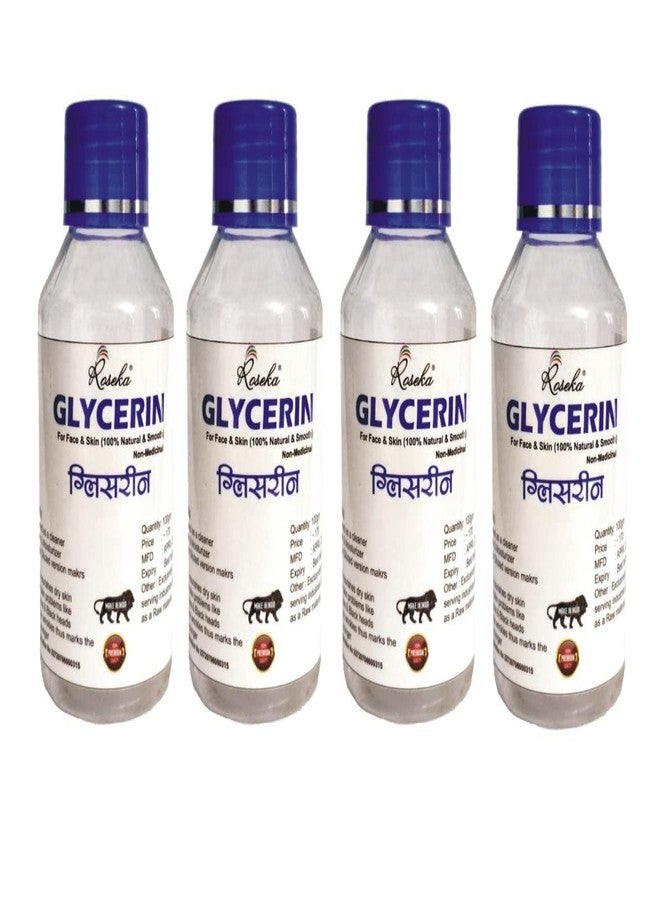 Roseka Glycerin And Combo set Natural Beauty & Skin Care 280ml (Pack of - 4) - Image 1