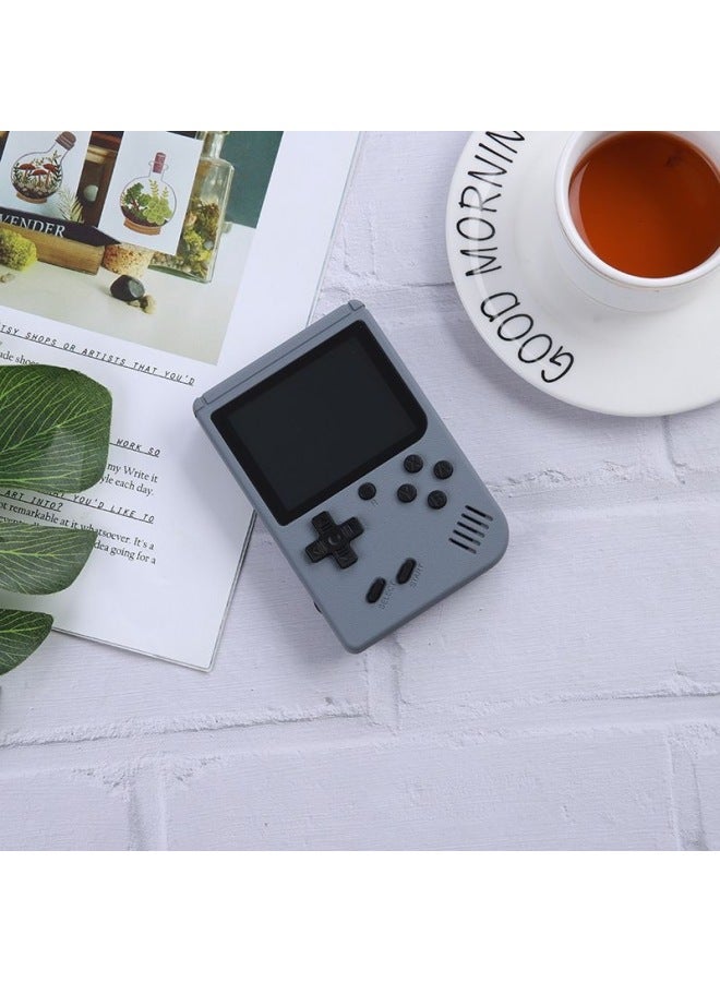 Dedicated SUP Macaron Handheld Game Console Kidsren's Souvenir Retro Handheld Console Nostalgic Classic Single And Double Playing-Product Color:Lotus Root Pink-Model:400 In 1 [ 2.4inch Screen Singles]  - Image 4
