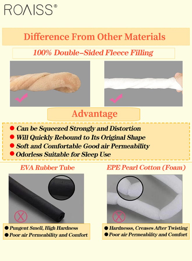 roaiss 9-Piece Heatless Hair Curler Set, 35.5" Long No Heat Curling Hair Roller to Sleep in for Long Hair, Soft Overnight DIY Reusable Hair Curling Rods Kit for Women Grils - Image 3