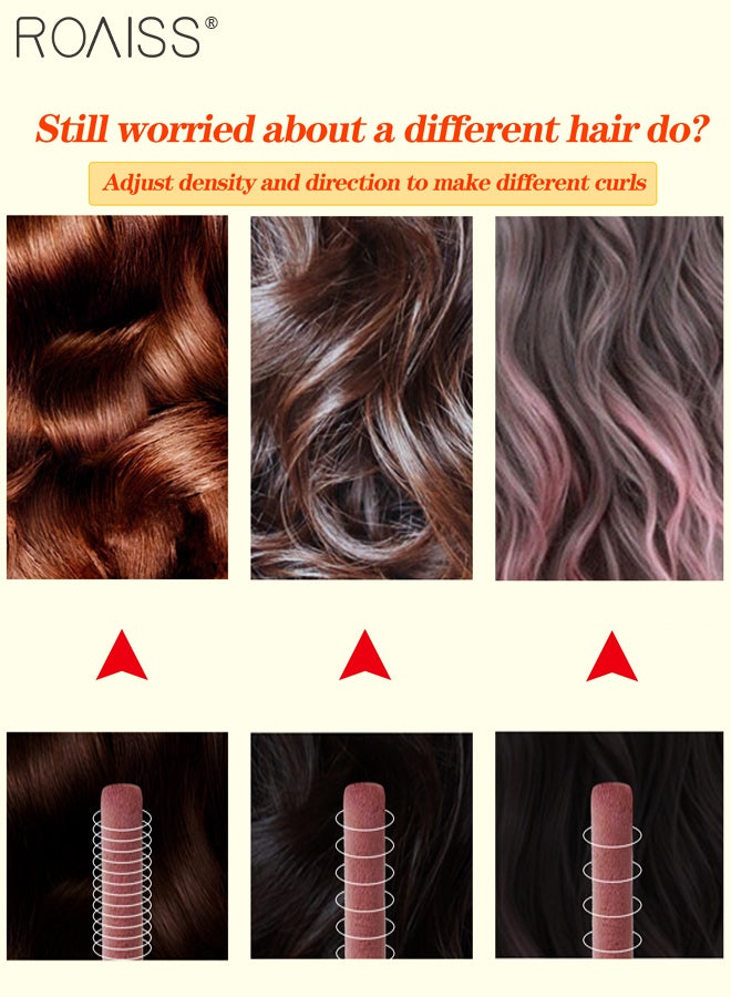 roaiss 9-Piece Heatless Hair Curler Set, 35.5" Long No Heat Curling Hair Roller to Sleep in for Long Hair, Soft Overnight DIY Reusable Hair Curling Rods Kit for Women Grils - Image 4